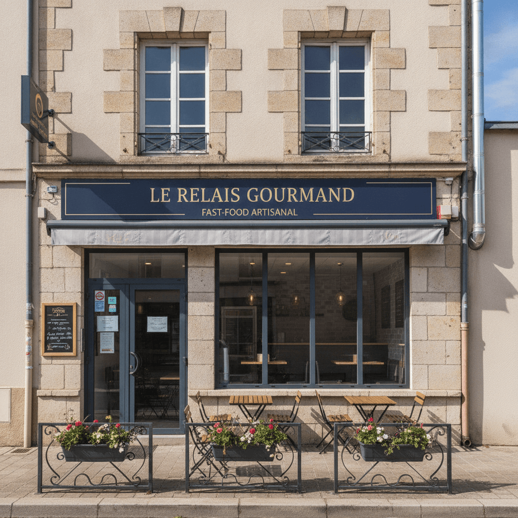 Fast-food 70m² à Bourgoin-Jallieu : terrasse - extraction - Image 1