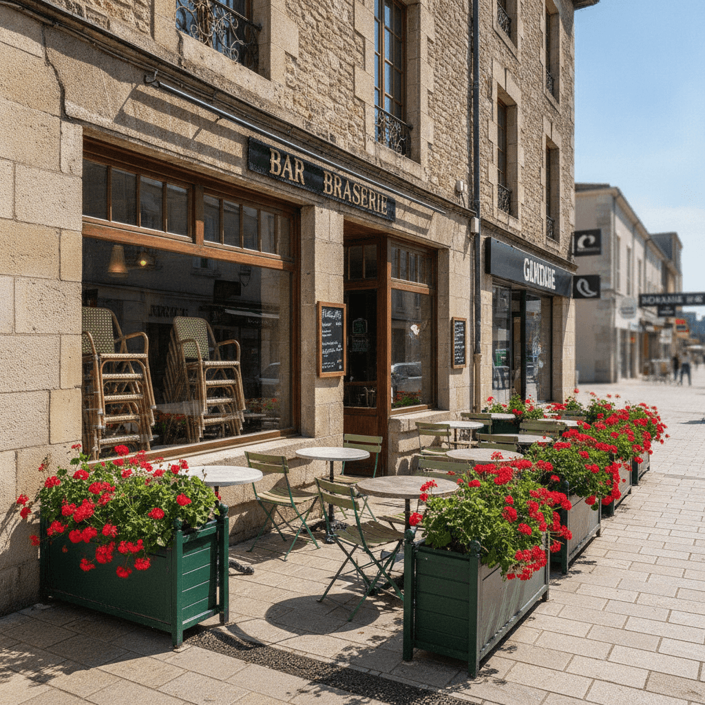 Bar-brasserie 530m² à Valence : terrasse - licence IV - Image 1