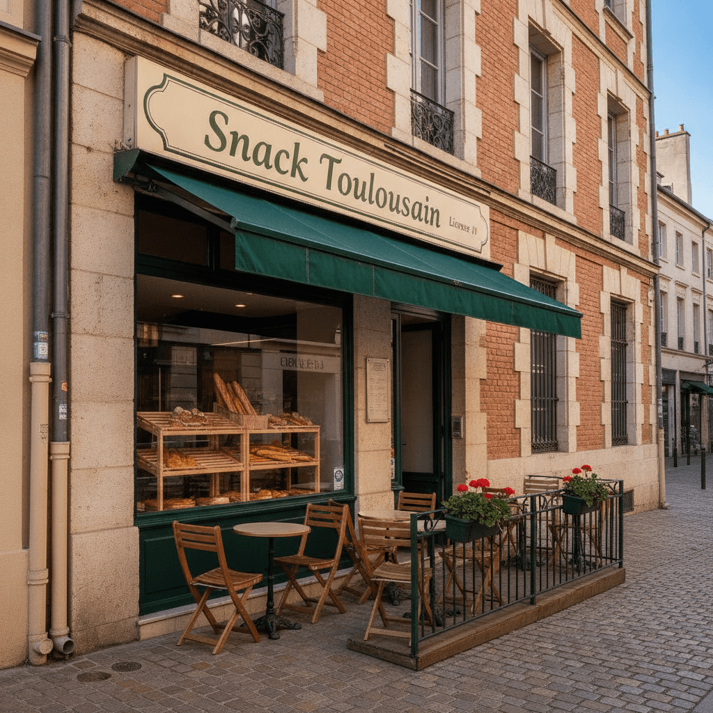 Snack 84m² à Toulouse : terrasse - licence IV - Image 1