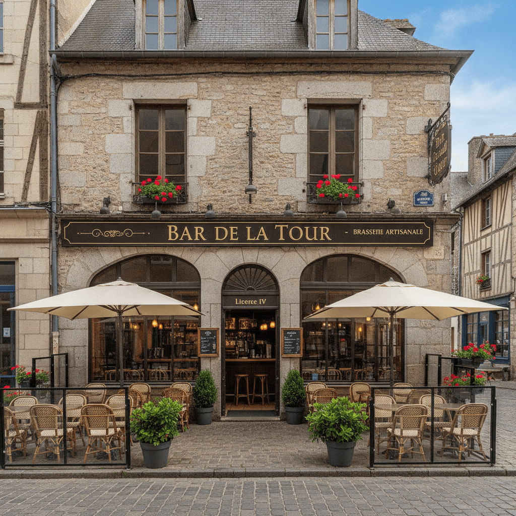 Bar-brasserie à Vitré : terrasse - licence IV - Image 1