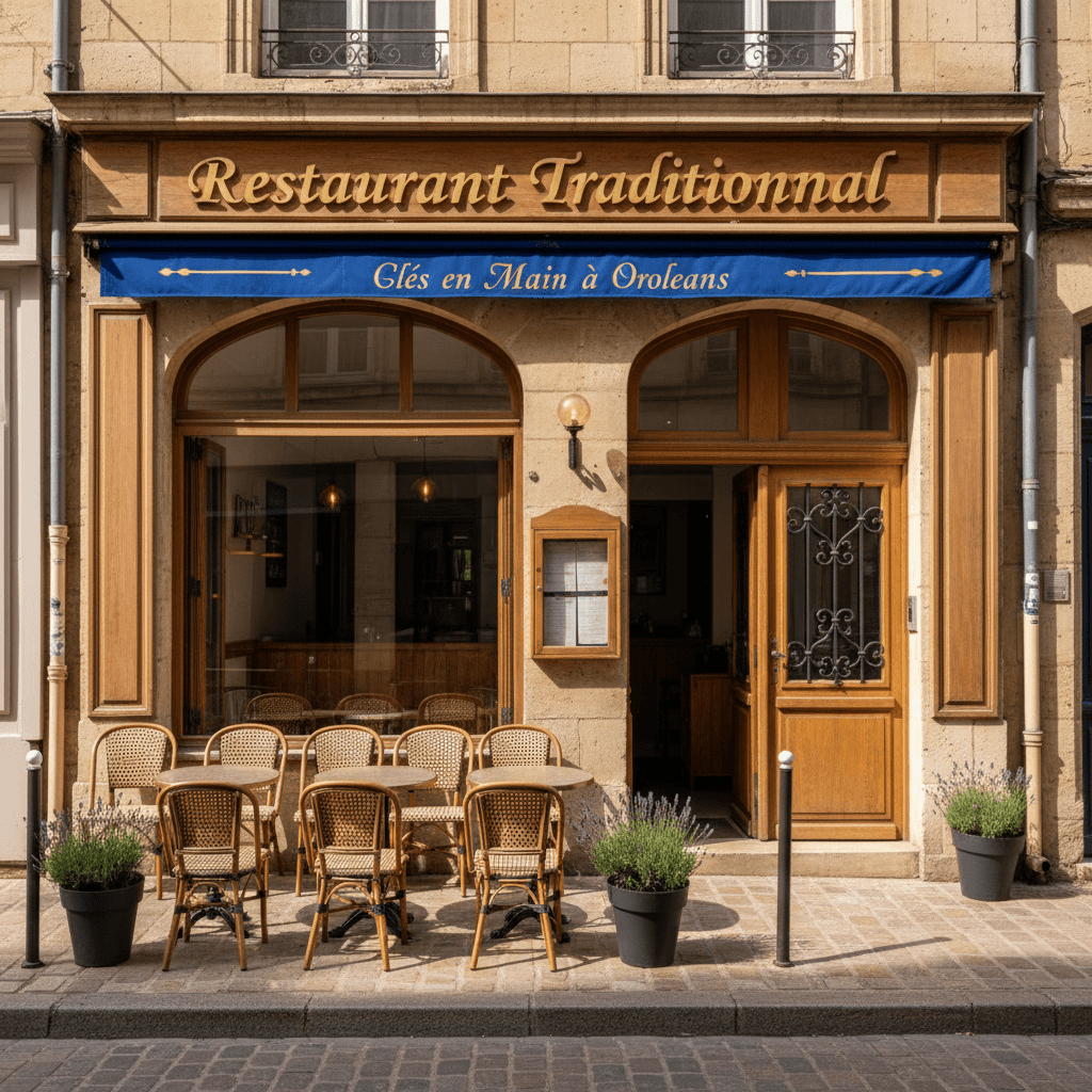 Restaurant à Orléans : terrasse - licence IV - Image 1