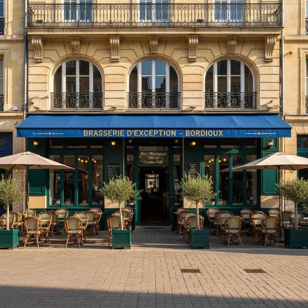 Bar-brasserie 296m² à Bordeaux : terrasse - licence IV - Image 1