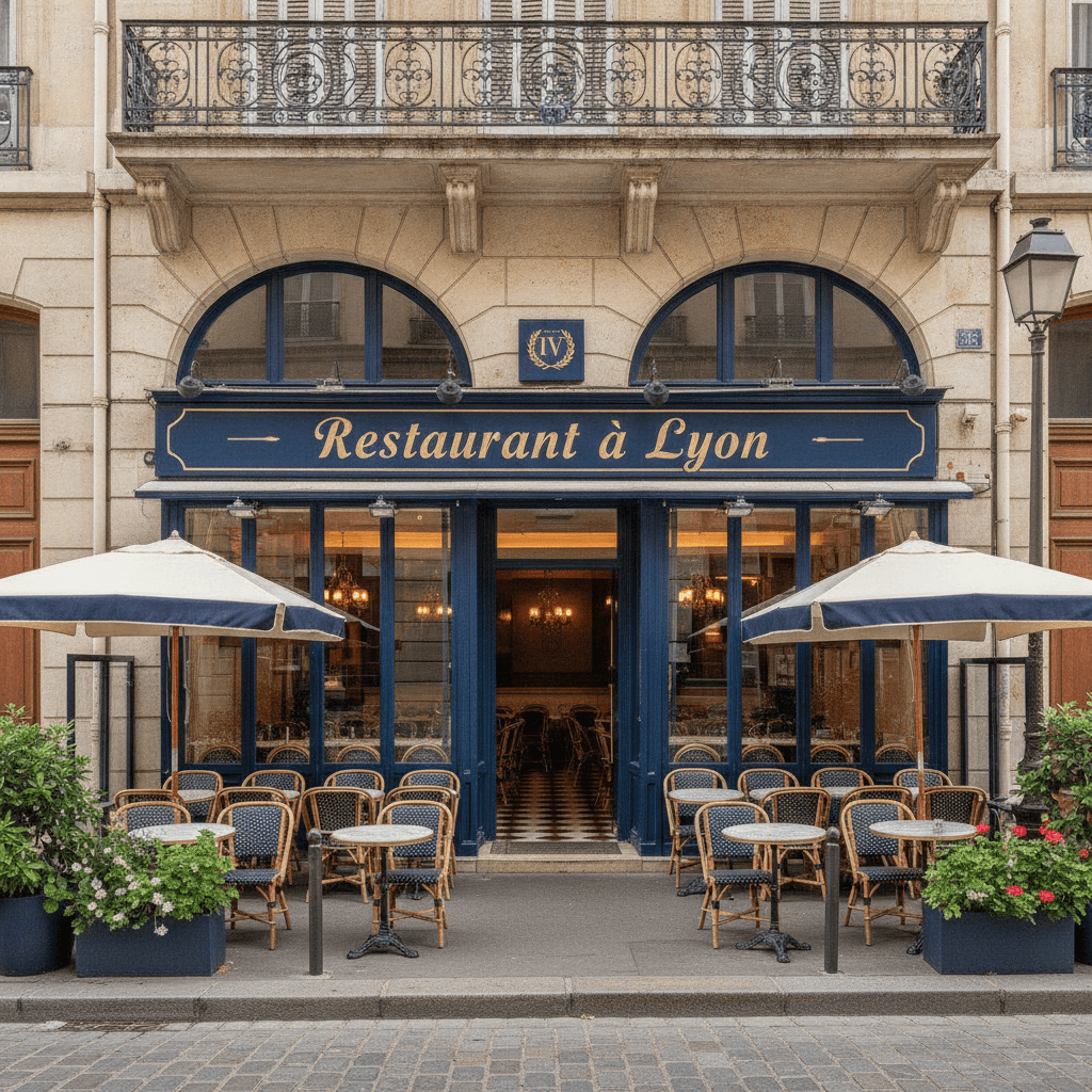 Restaurant à Lyon : terrasse - licence IV