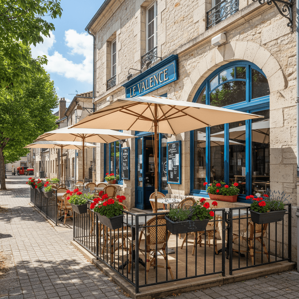 Restaurant 610m² à Saint-Marcel-Lès-Valence : terrasse - licence IV - Image 1