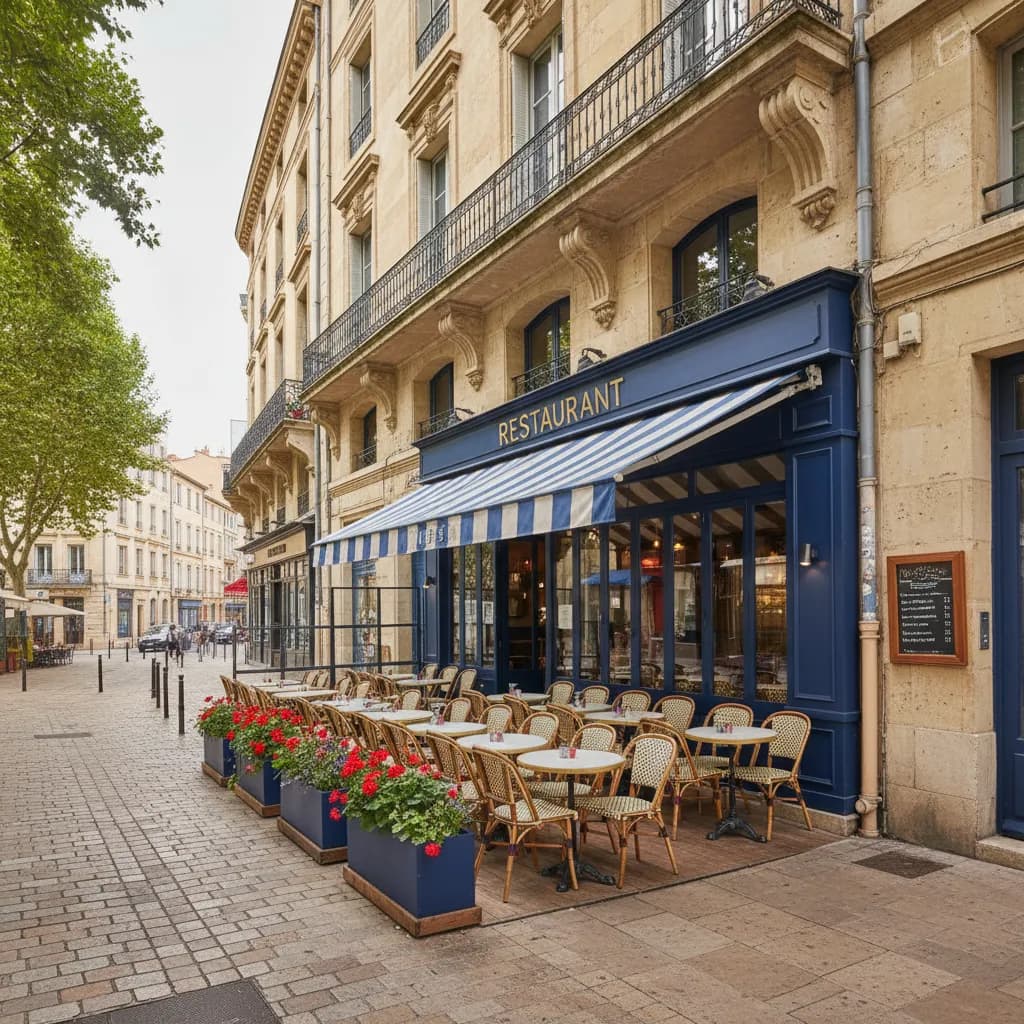 Restaurant à Montpellier : terrasse - licence IV - Image 1