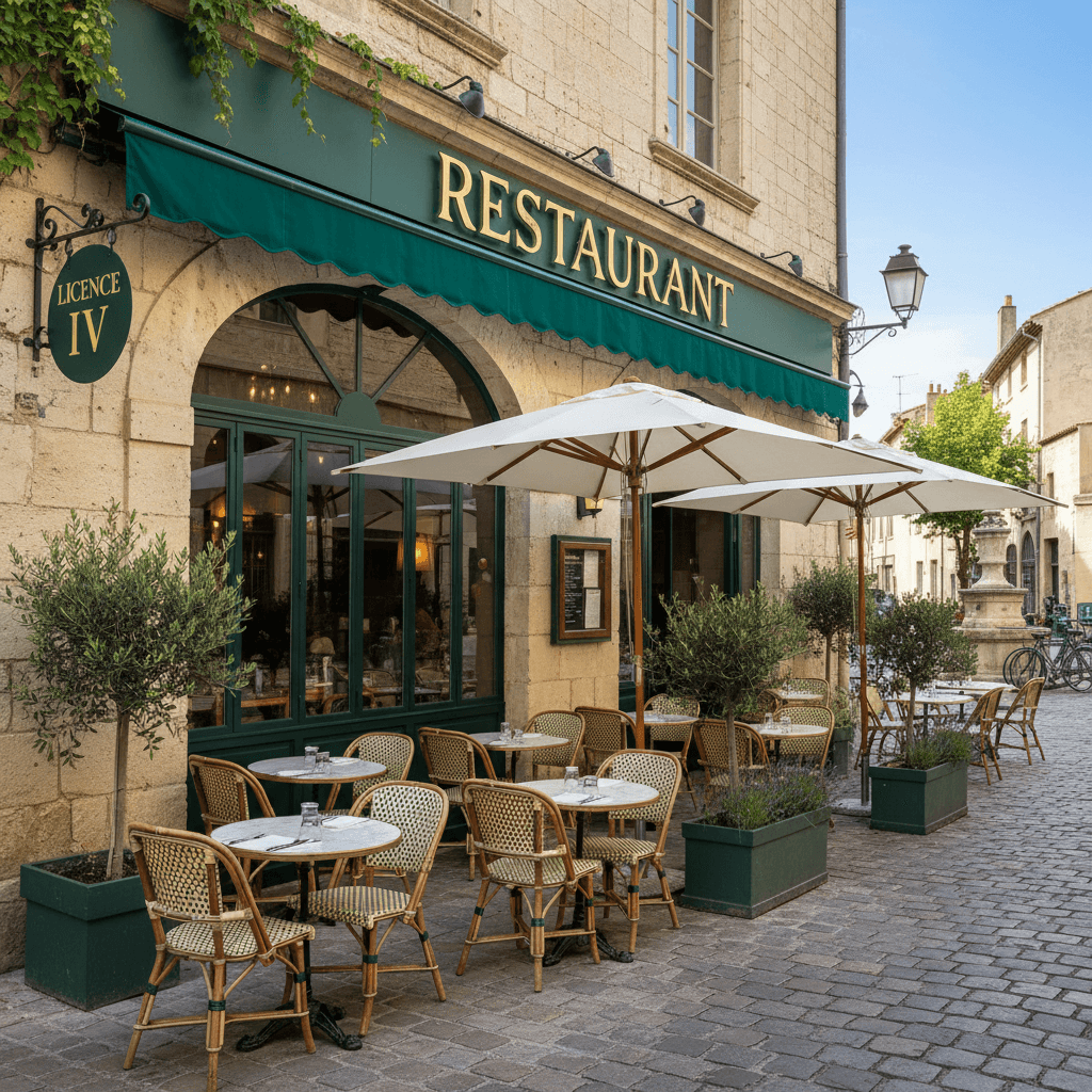 Restaurant à Avignon : terrasse - licence IV - Image 1