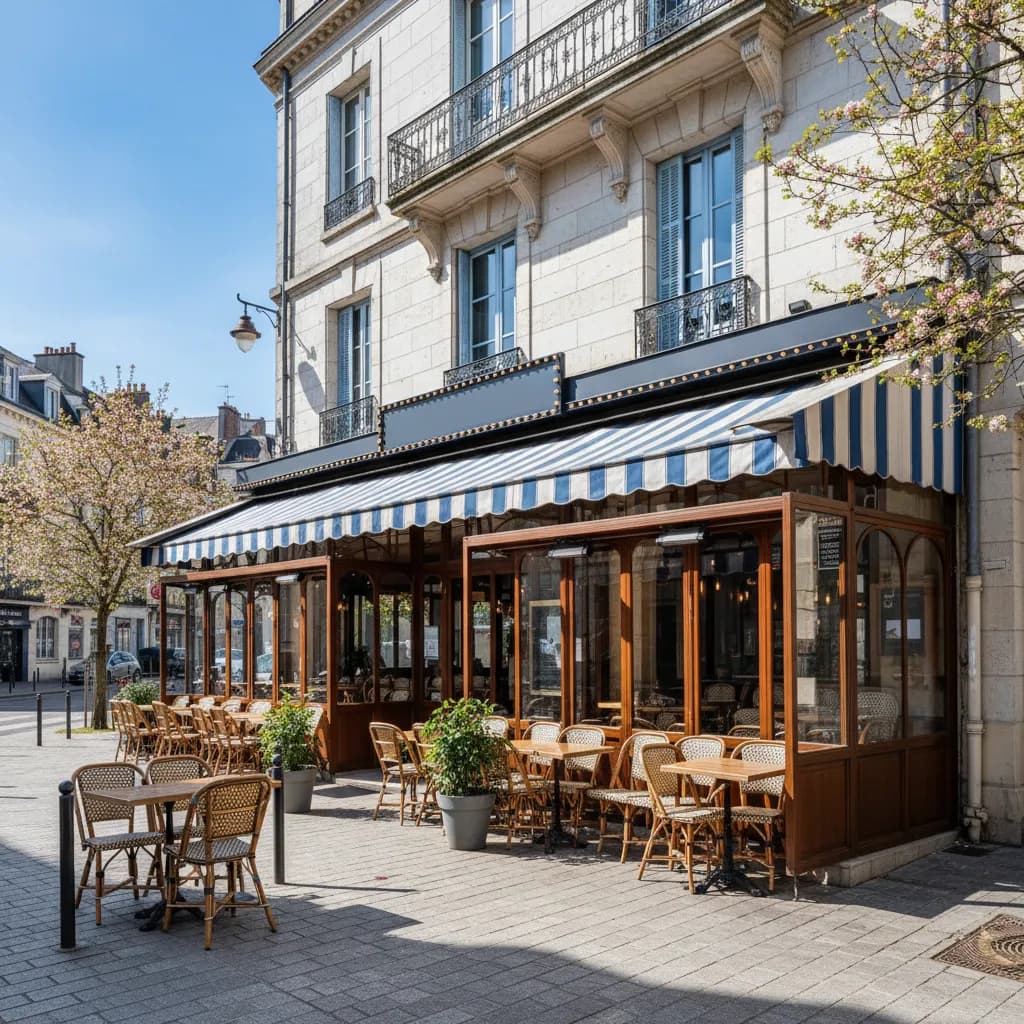 Bar-brasserie 240m² à Nantes : terrasse - licence IV - Image 1