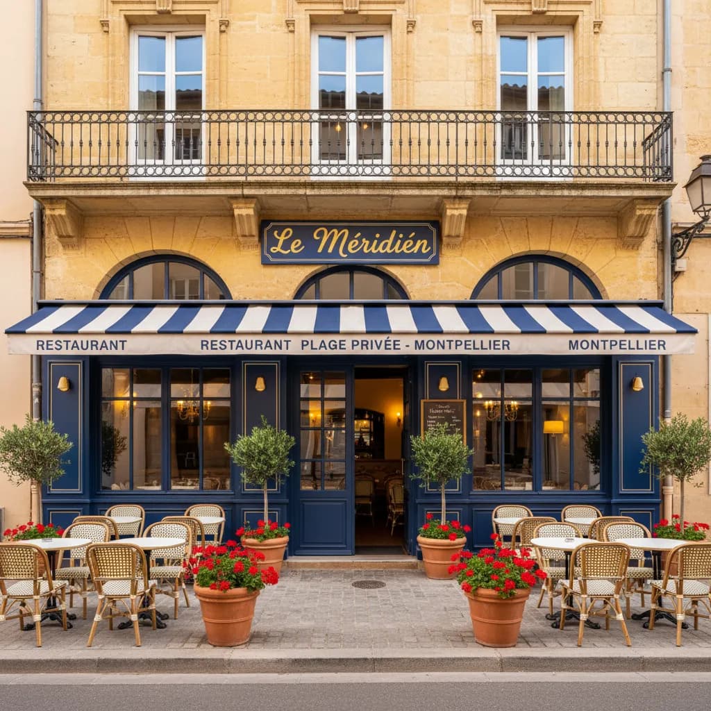 Restaurant 600m² à Montpellier : terrasse - licence IV - Image 1