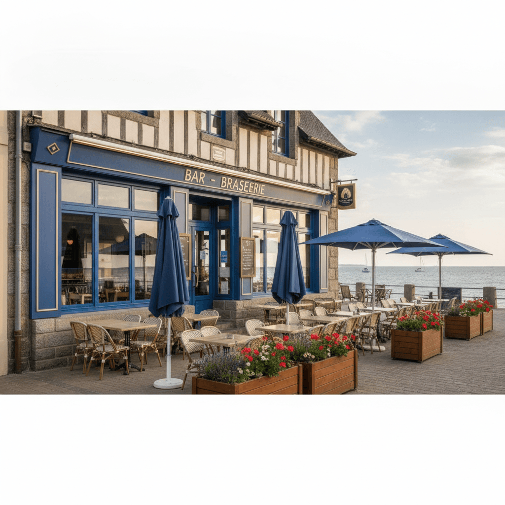Bar-brasserie à Vannes : terrasse - licence IV