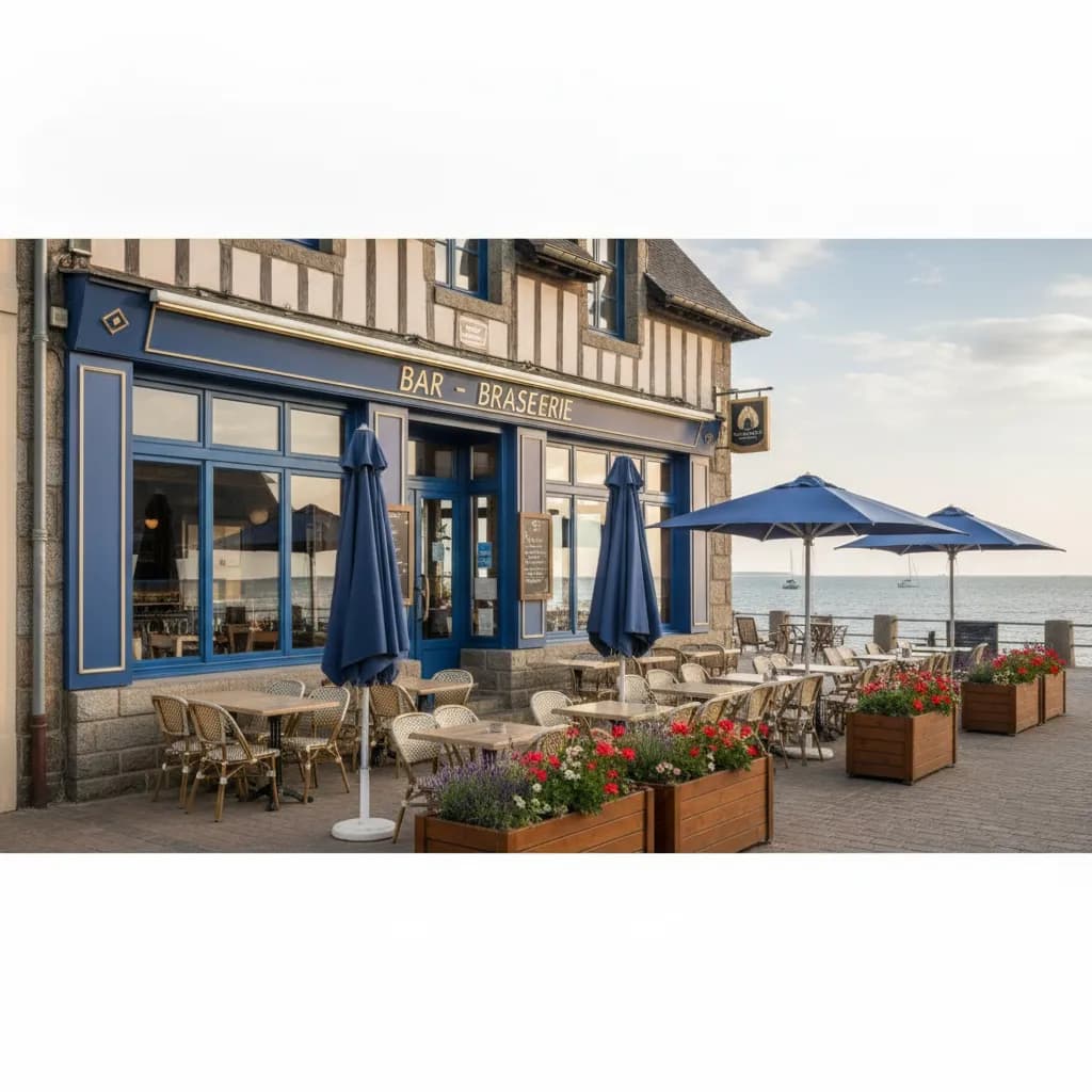 Bar-brasserie à Vannes : terrasse - licence IV - Image 1