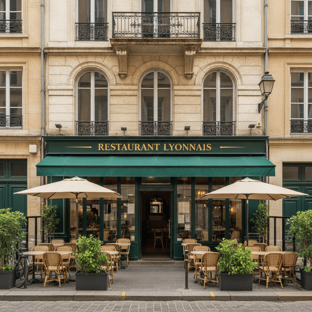 Restaurant 78m² à Lyon : terrasse - licence IV