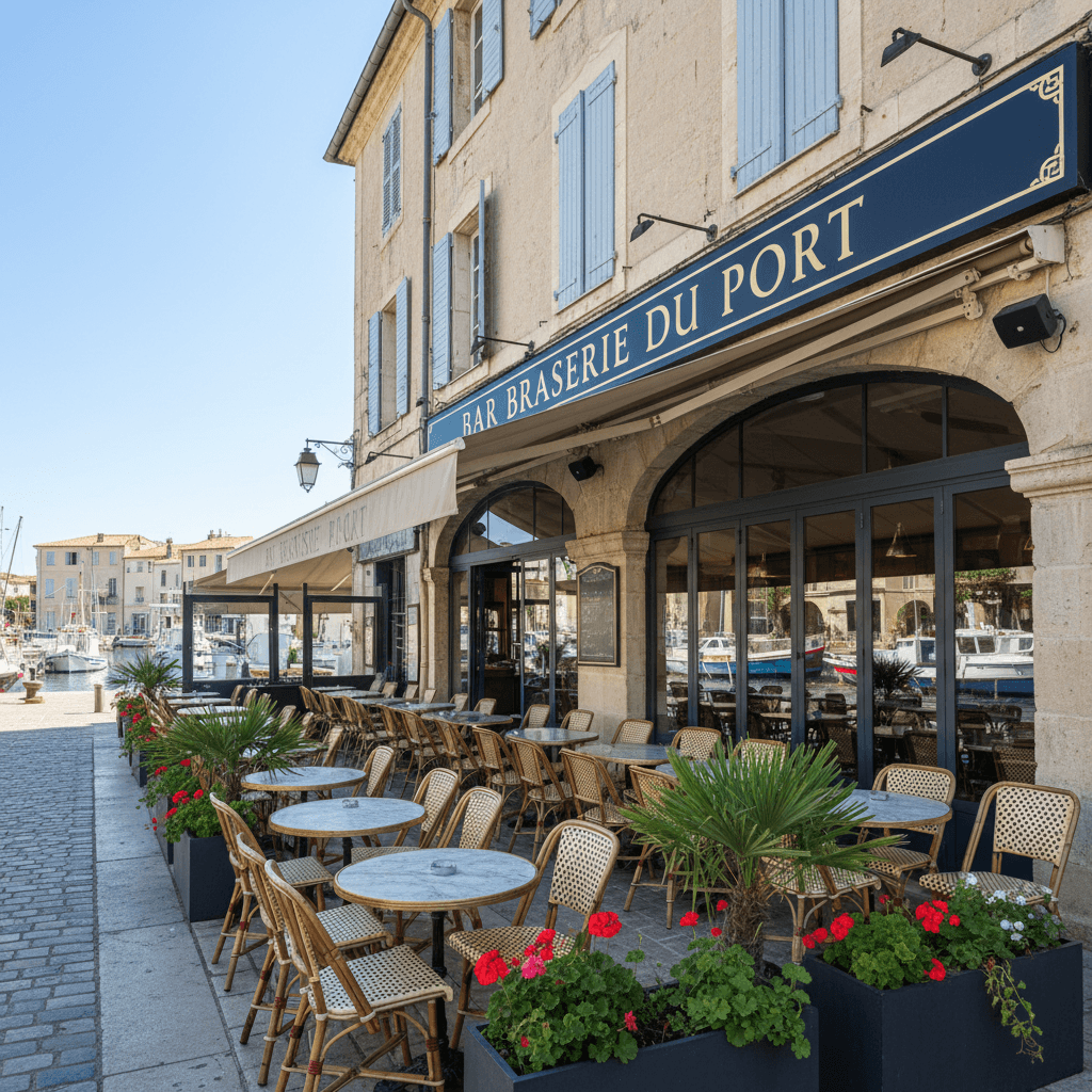 Bar-brasserie 107m² à Sète : terrasse - licence IV - Image 1