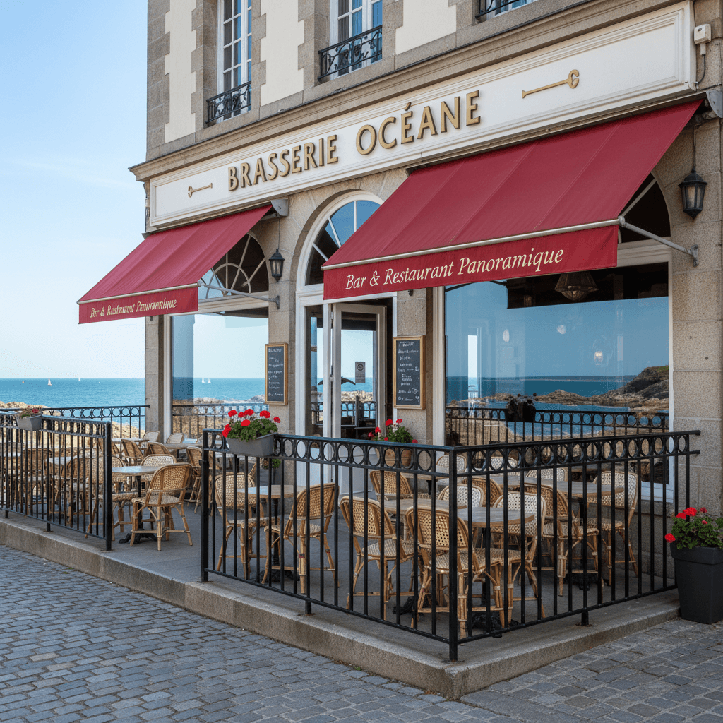 Bar-brasserie à Vannes : terrasse - licence IV - Image 1