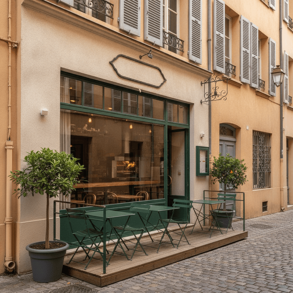 Restaurant 60m² à Menton : licence IV - extraction