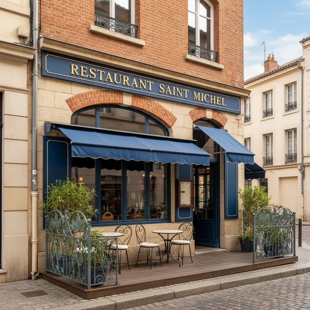 Restaurant 60m² à Toulouse : extraction - cuisine équipée - Image 1