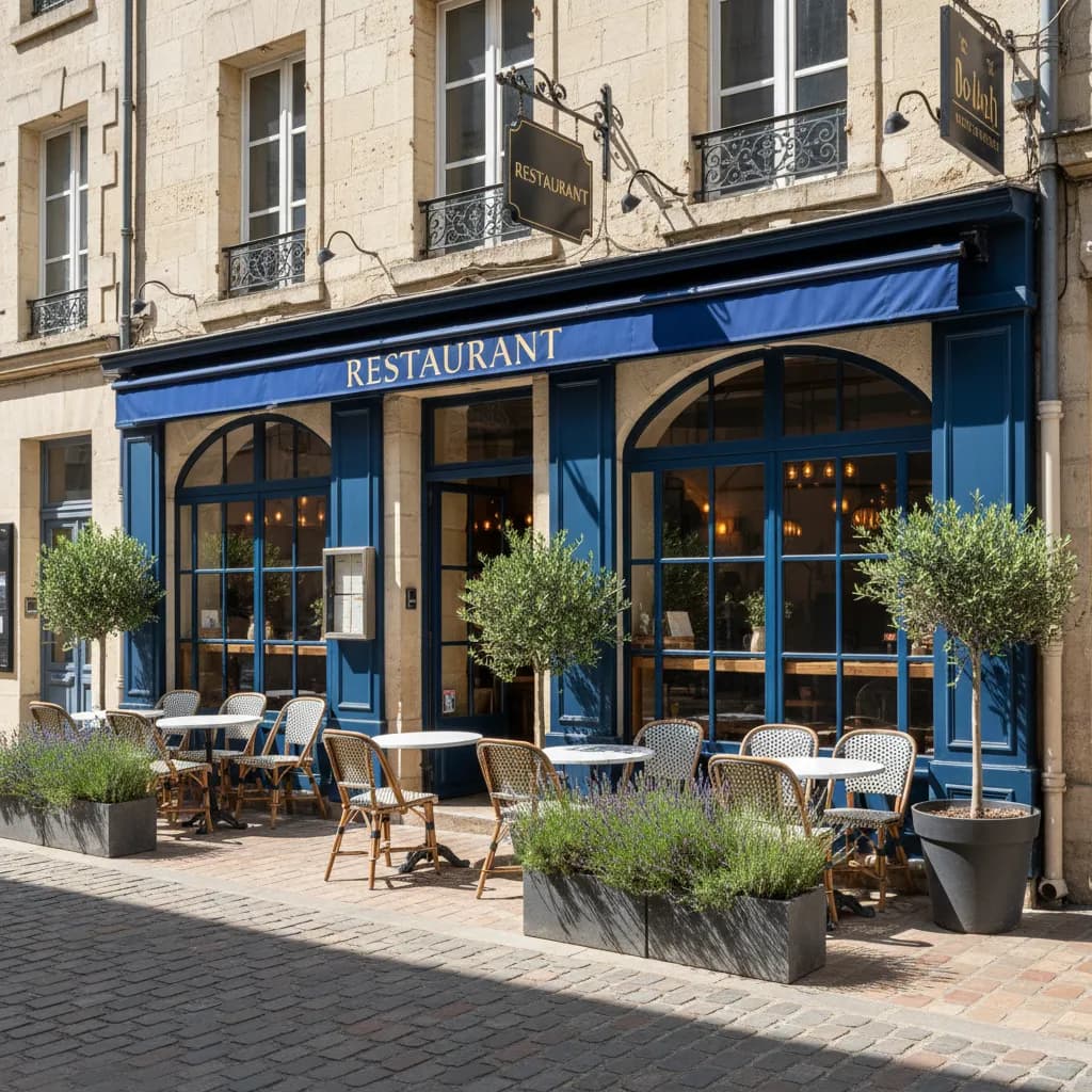 Restaurant à Nantes : terrasse - Image 1