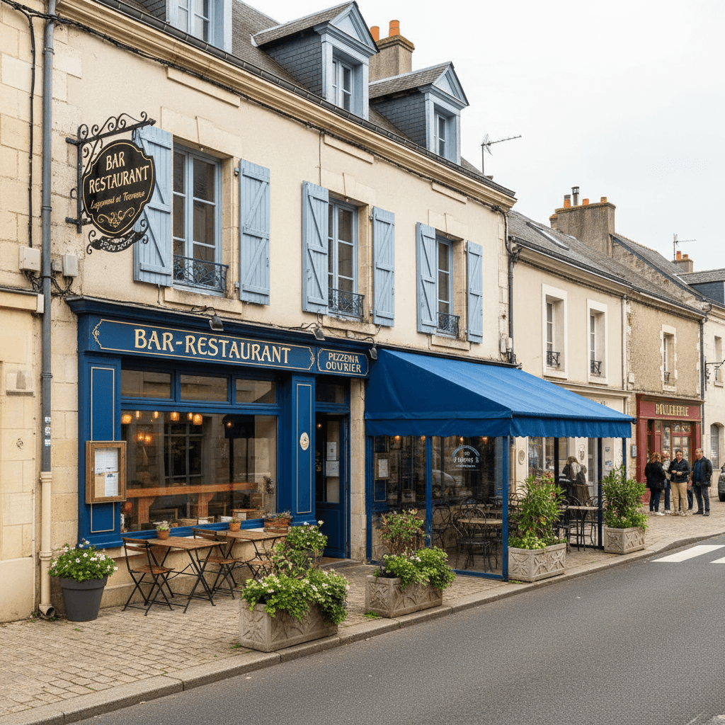 Restaurant à Mouilleron-Le-Captif : terrasse - licence IV - Image 1