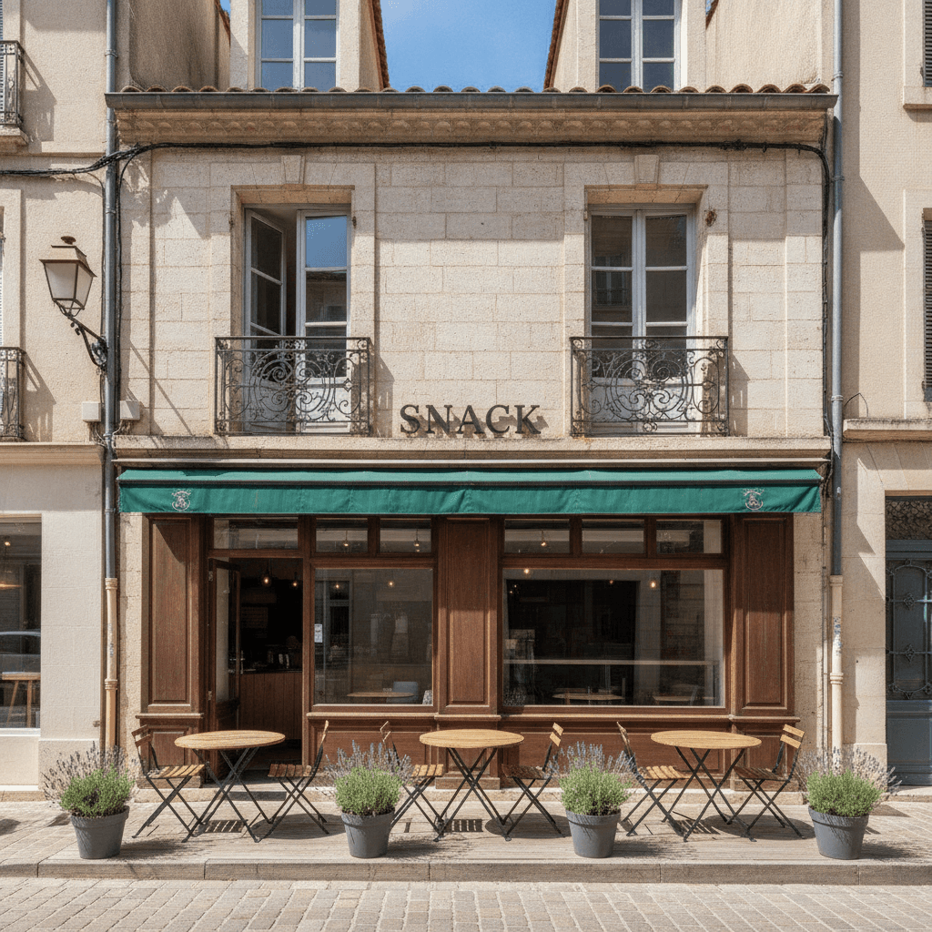Snack 70m² à Vaucluse : terrasse - licence IV - Image 1