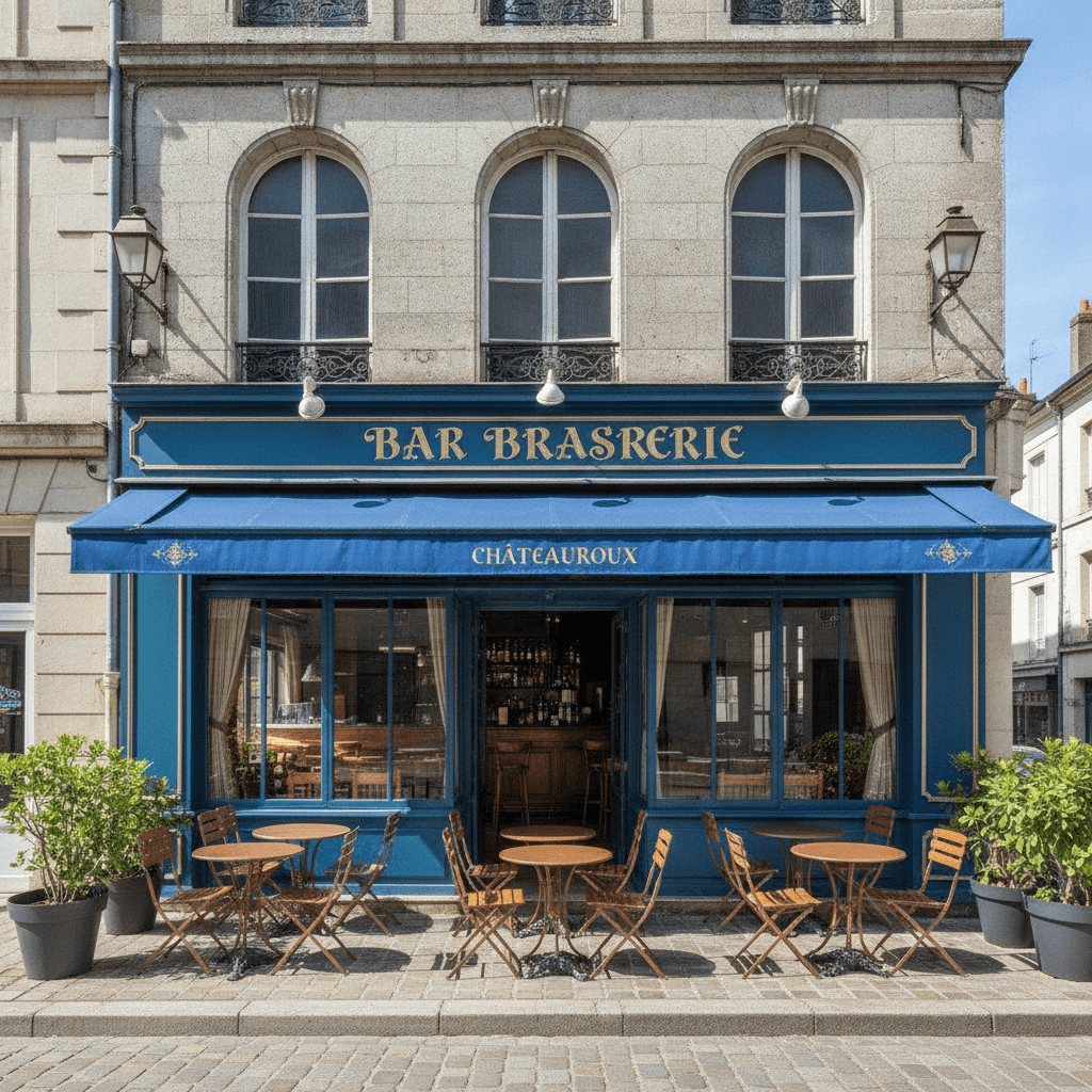 Bar-brasserie 150m² à Châteauroux : terrasse - licence IV - Image 1