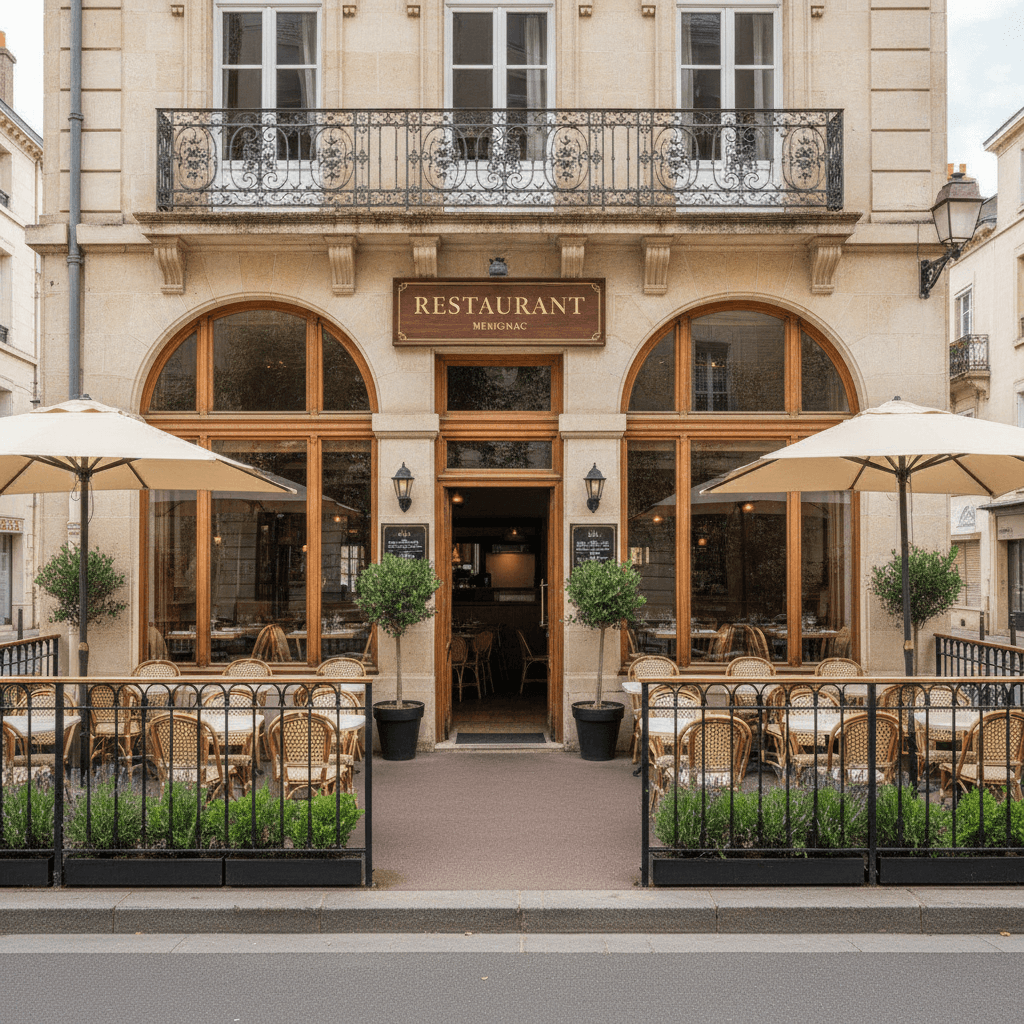 Restaurant 245m² à Mérignac : terrasse - licence IV - Image 1
