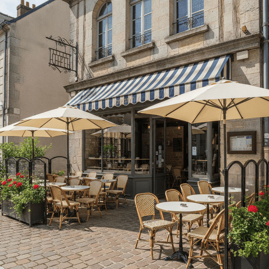 Restaurant 200m² à Compiègne : terrasse - licence IV