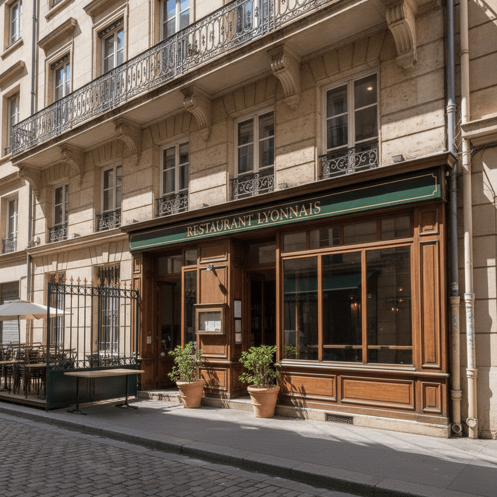 Restaurant 140m² à Lyon : terrasse - licence IV
