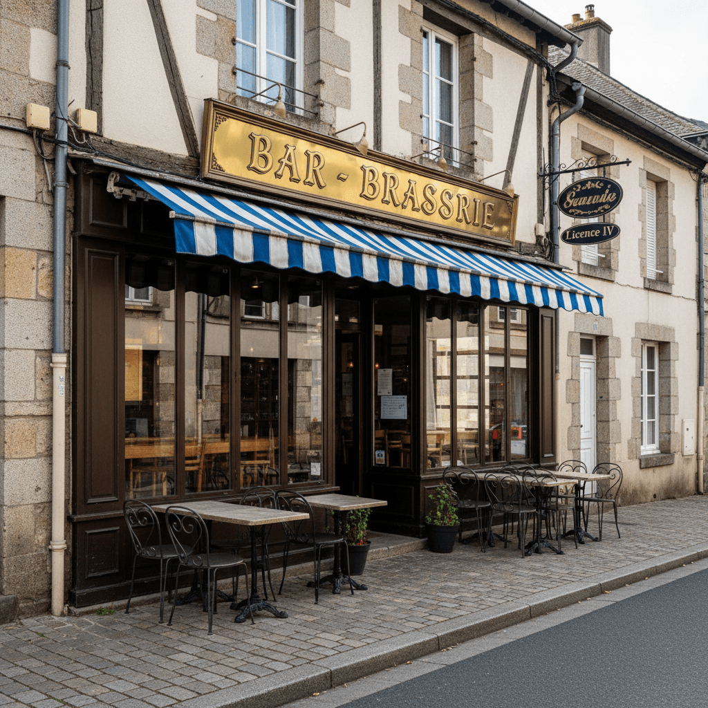 Bar-brasserie 340m² à Bort-Les-Orgues : terrasse - licence IV