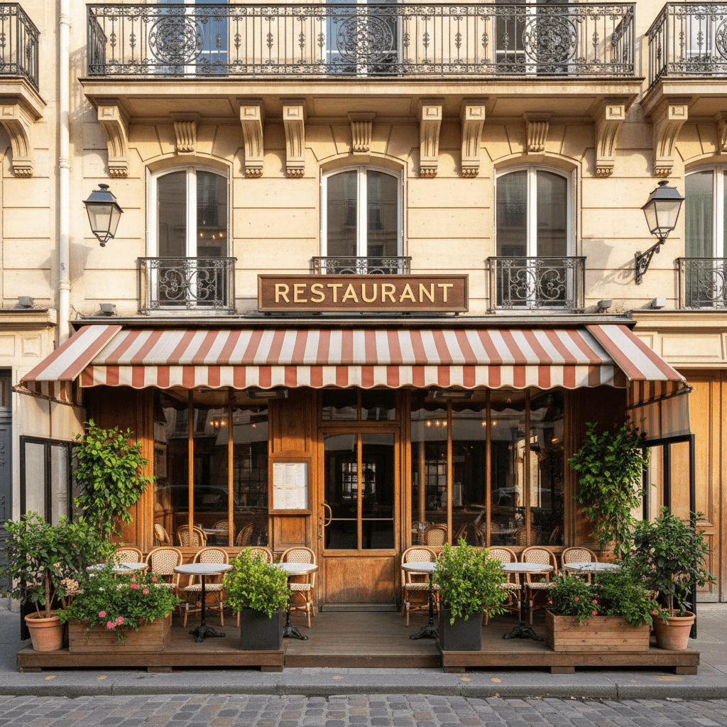 Restaurant 69m² à Paris : extraction