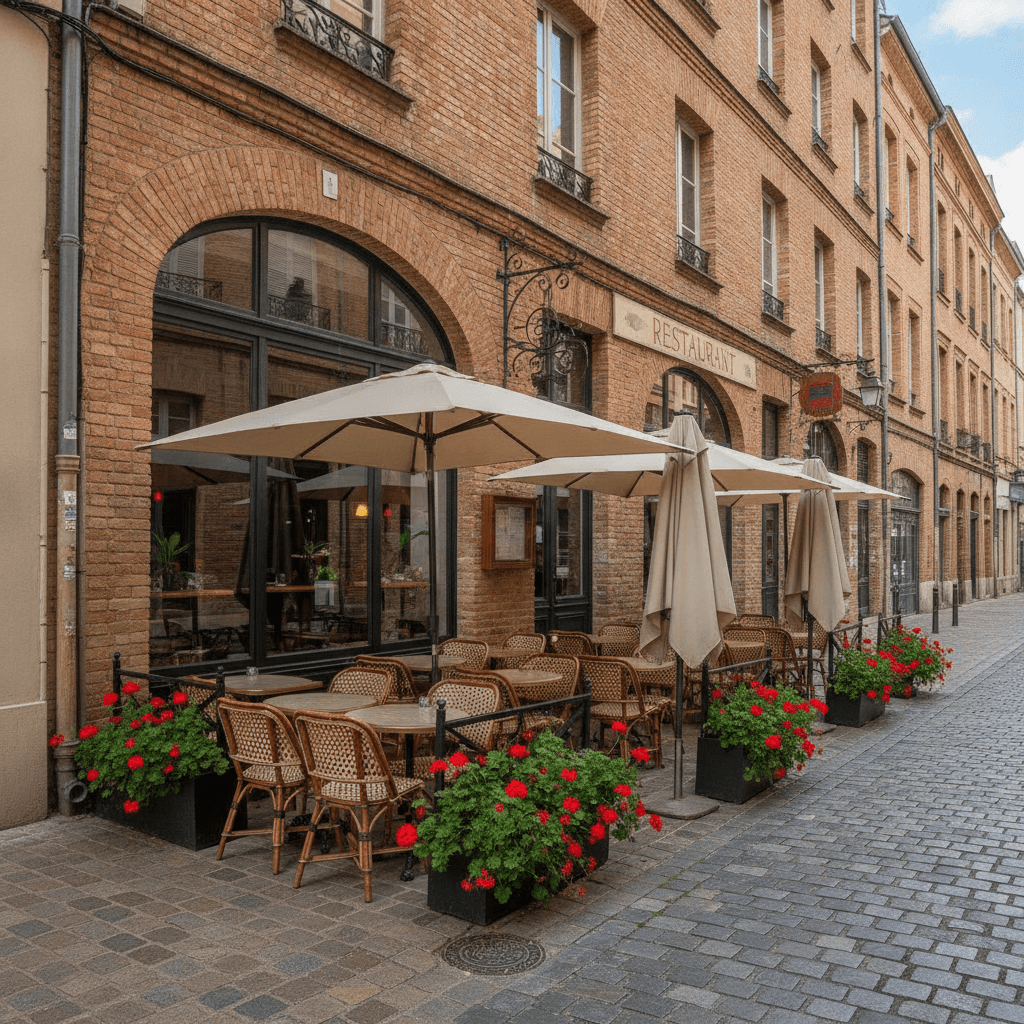 Restaurant 105m² à Toulouse : terrasse - licence IV - Image 1