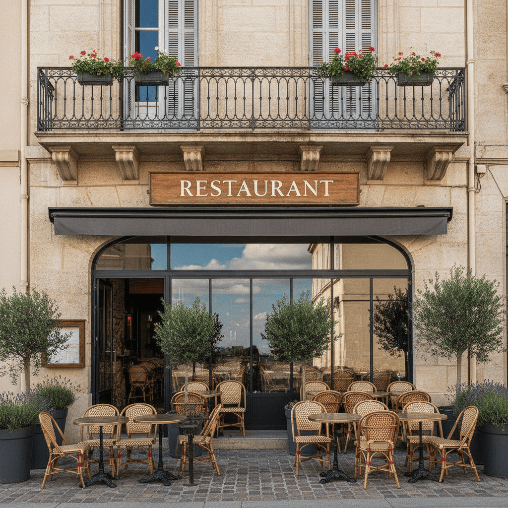 Restaurant 90m² à Marseille : terrasse - extraction - Image 1