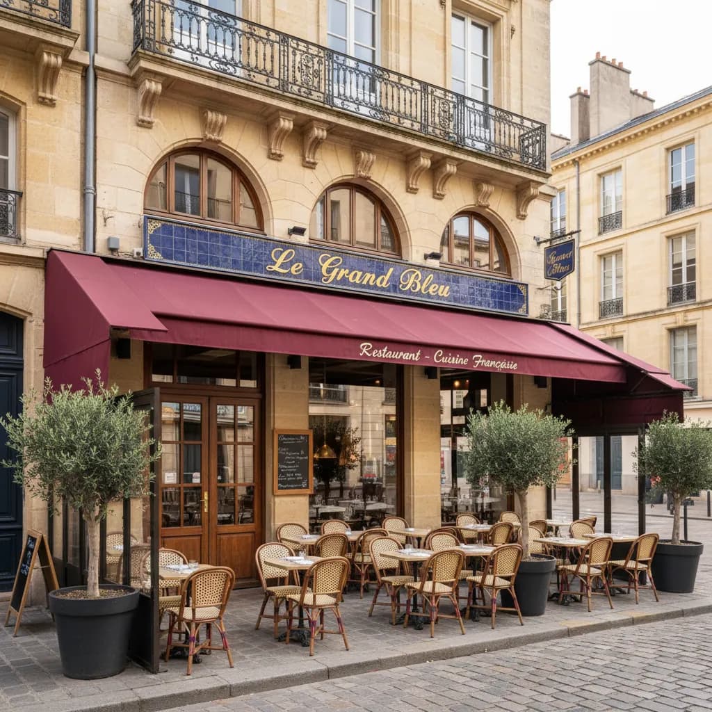 Restaurant à Bordeaux : terrasse - licence IV - Image 1