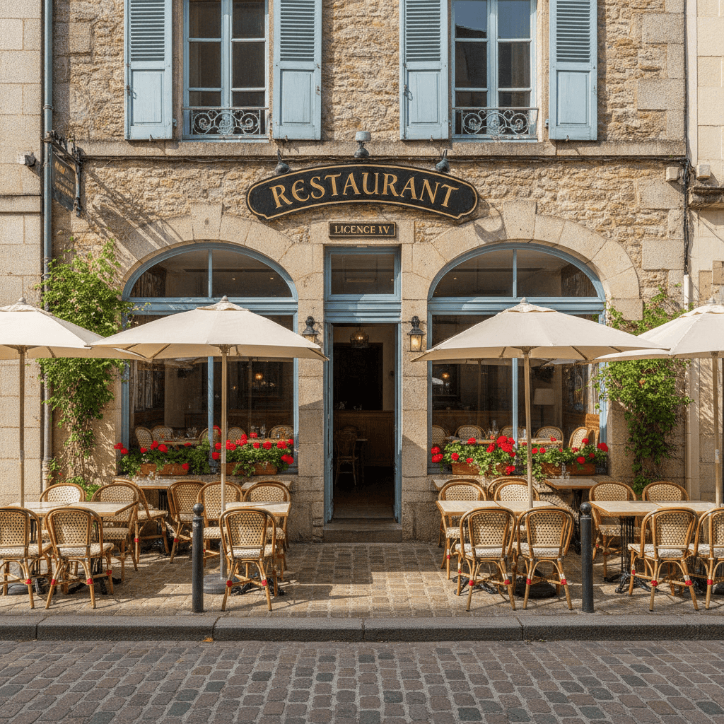 Restaurant 600m² à Condette : terrasse - licence IV