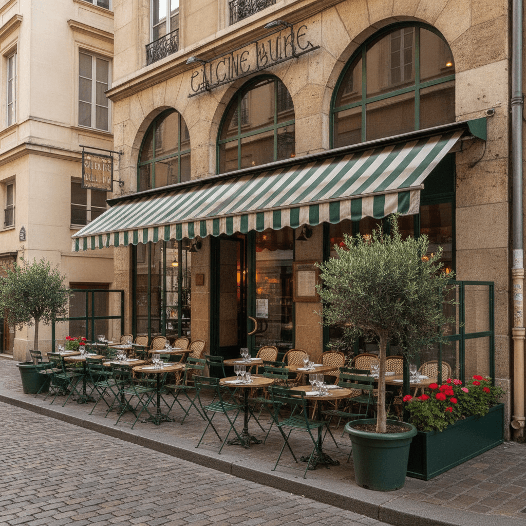 Restaurant à Lyon : terrasse - licence IV - Image 1