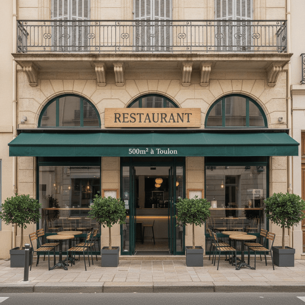 Restaurant 500m² à Toulon : extraction - Image 1