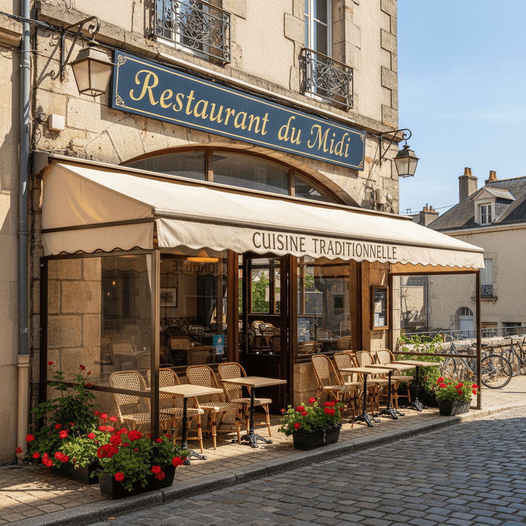 Restaurant à Loiré : terrasse - licence IV - Image 1
