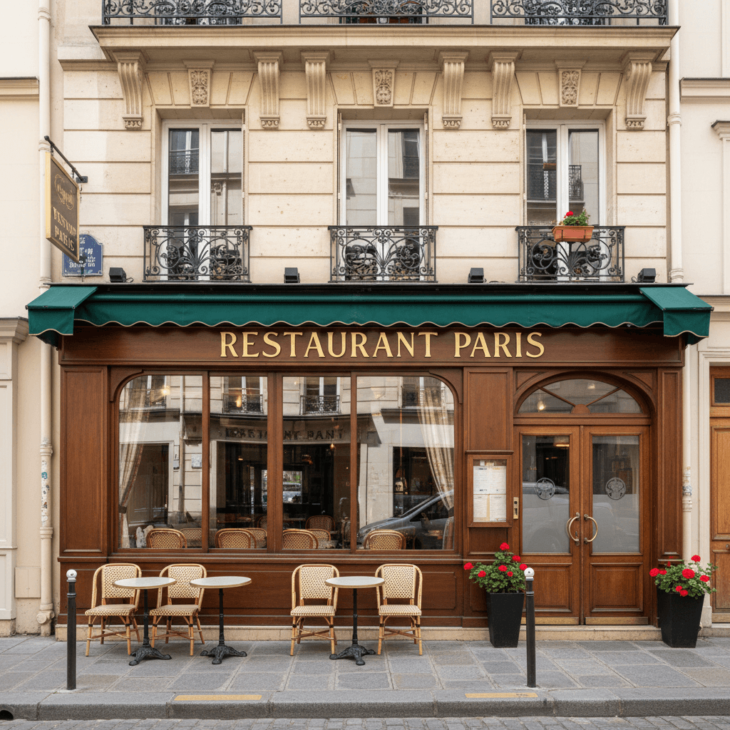 Restaurant 235m² à Paris : extraction