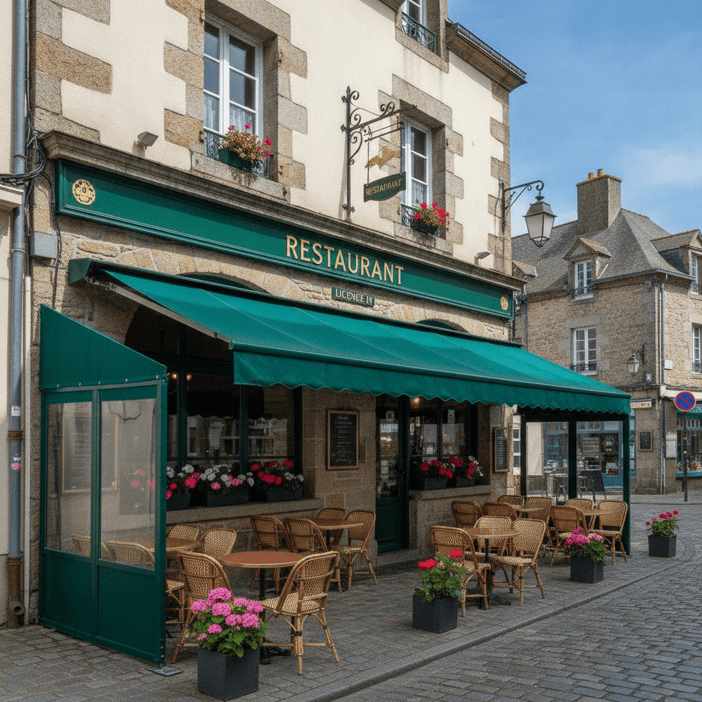 Restaurant à Quimper : terrasse - licence IV - Image 1