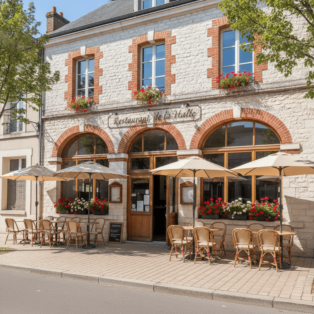 Restaurant 241m² à Brou : terrasse - licence IV