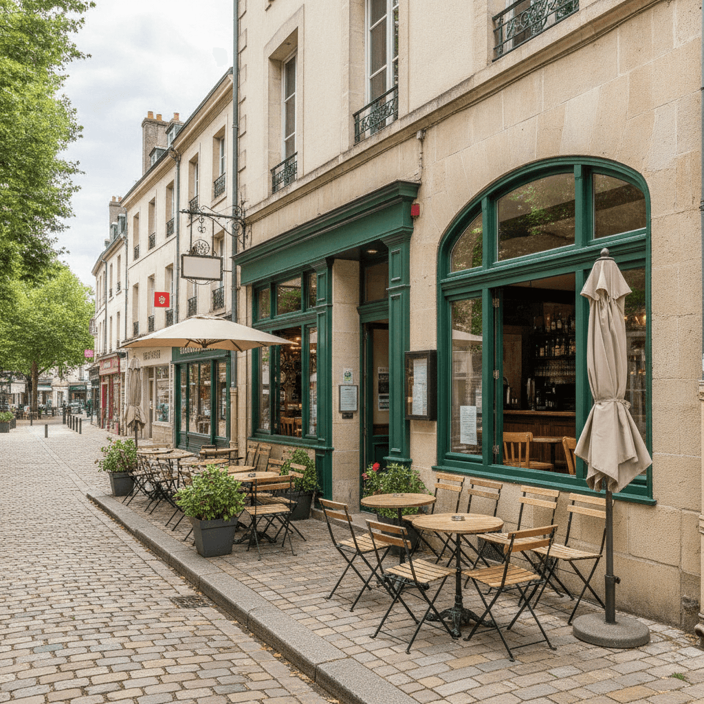 Bar-brasserie 49m² à Saint-Gaultier : terrasse - licence IV - Image 1