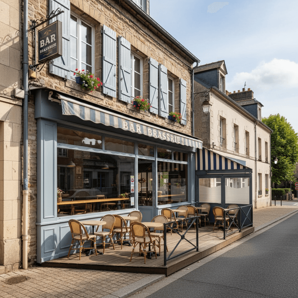 Bar-brasserie à Saint-Jean-De-Boiseau : terrasse - licence IV - Image 1