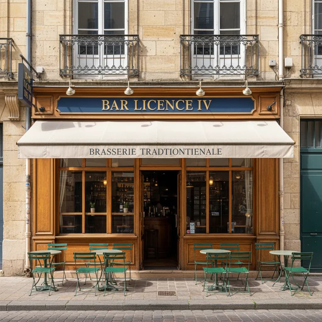 Bar-brasserie 55m² à Bordeaux : licence IV - cave/réserve - Image 1