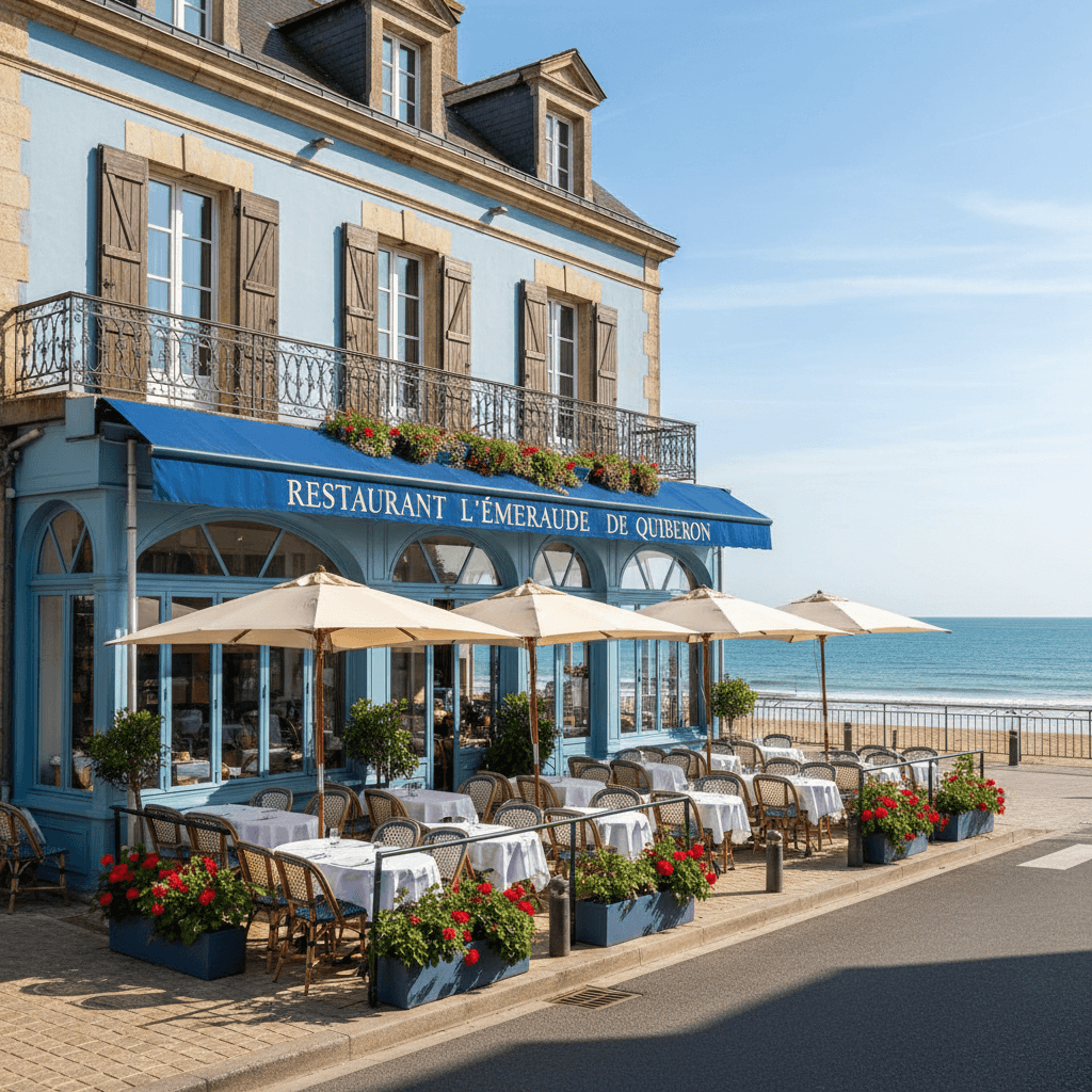 Restaurant à Quiberon : terrasse - licence IV - Image 1