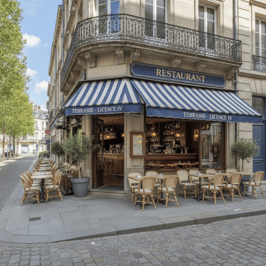 Restaurant à Valenciennes : terrasse - licence IV