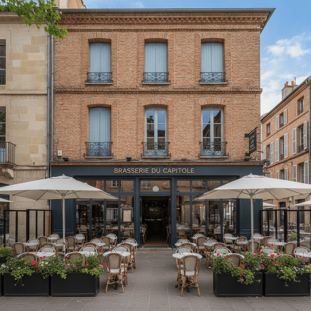 Restaurant 440m² à Toulouse : terrasse - licence IV