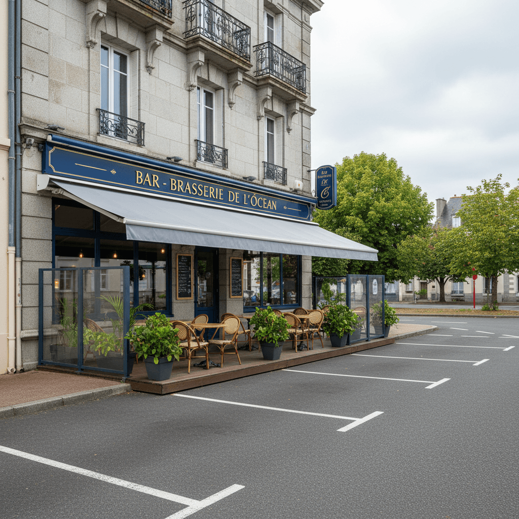Bar-brasserie à Muzillac : terrasse - licence IV - Image 1
