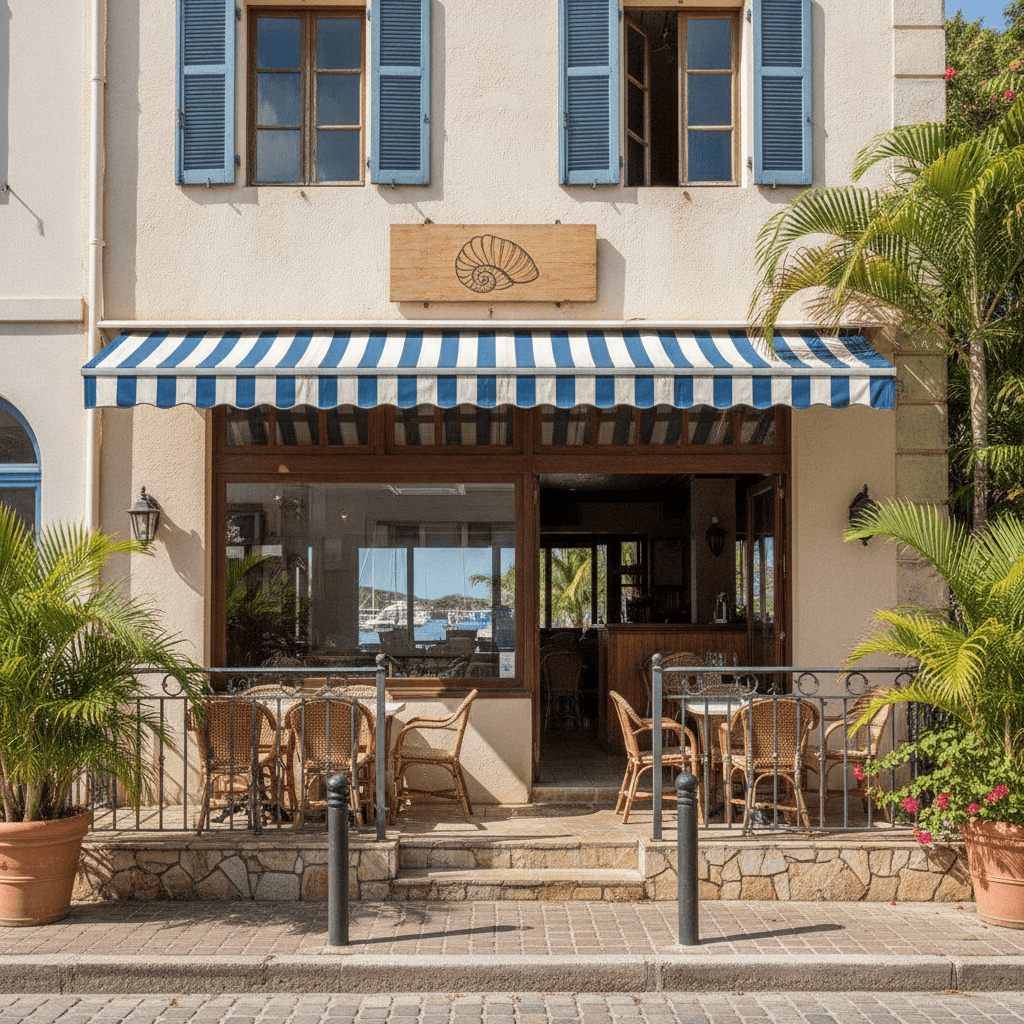 Restaurant 130m² à Saint-Martin : terrasse - licence IV - Image 1