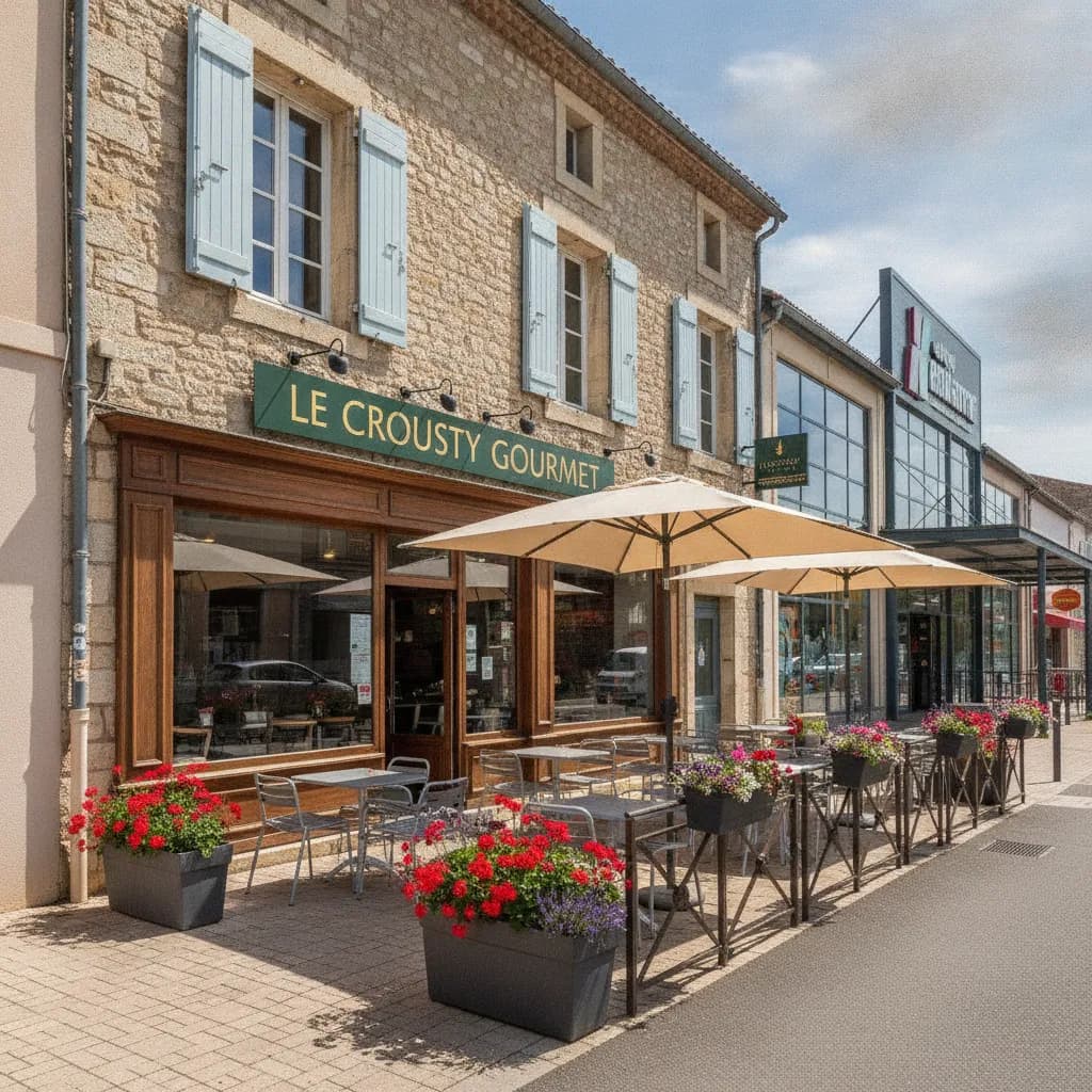 Fast-food 90m² à Clermont-L'Hérault : terrasse - Image 1