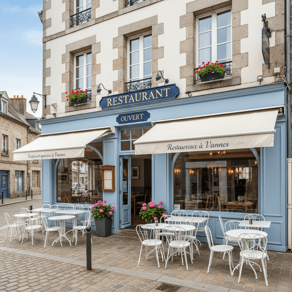 Restaurant 750m² à Vannes : terrasse - licence IV - Image 1