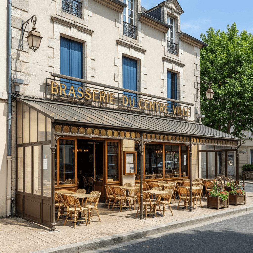Bar-brasserie à Bressuire : terrasse - licence IV - Image 1
