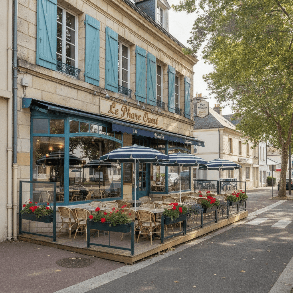 Bar-brasserie 148m² à Royan : terrasse - licence IV
